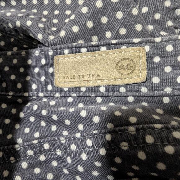 AG Jeans Size 27 Grey and White Polkadot Jeans - Picture 2 of 7